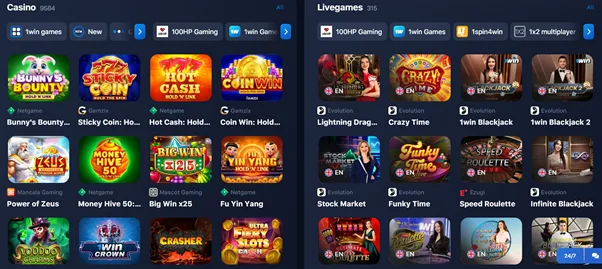 1win casino online